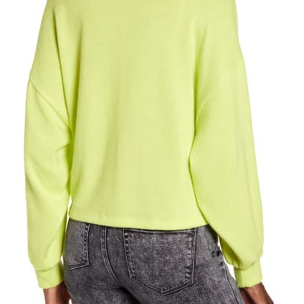 ALL IN FAVOR Mock Neck Sweatshirt - Picture 2 of 7